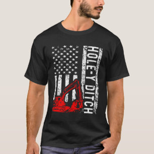 Camiseta Operador escavador Buraco y vala