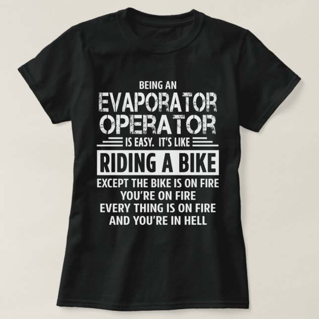 Camiseta Operador Evaporador (Frente do Design)