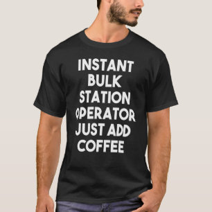 Camiseta Operador Instantâneo de Estação em Massa Apenas Ad