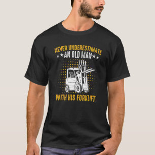 Camiseta Operador Logistician do Forklevantador do Driver d