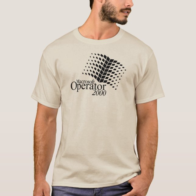 Camiseta Operador Macrosoft 2000 (Frente)