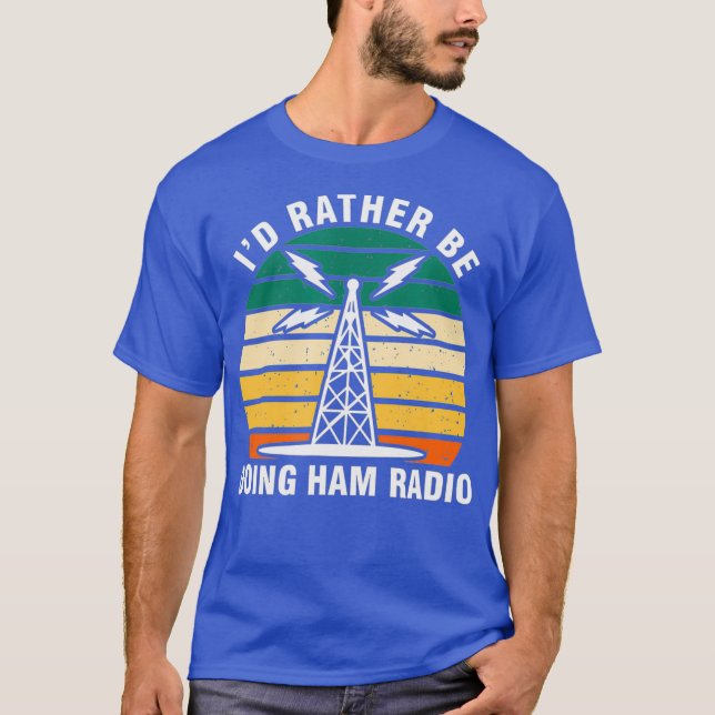 Camiseta Operador Rádio Amatador De Vintage (Frente)