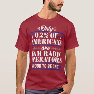 Camiseta Operador Rádio "Amateur Radio Funny"