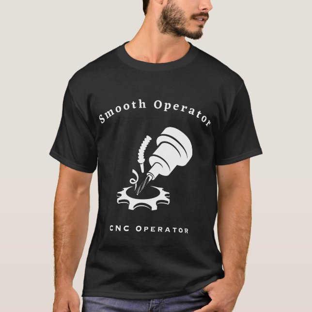 Camiseta Operador Suave CNC (Frente)
