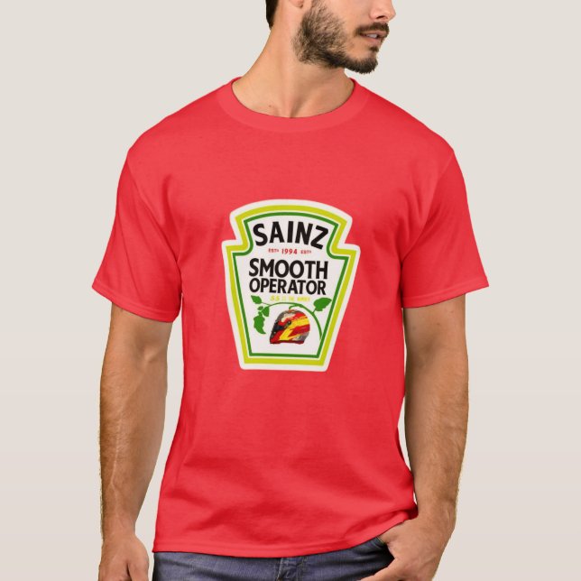 Camiseta operador suave do carlos sainz (Frente)