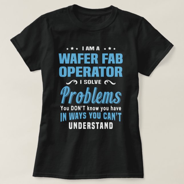 Camiseta Operador Wafer Fab (Frente do Design)