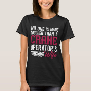 Camiseta Operadora de guindaste de guindaste