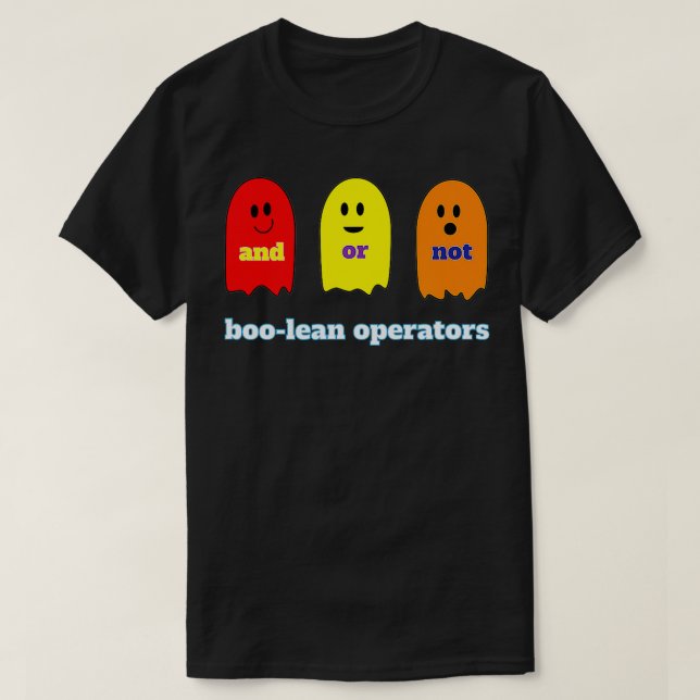 Camiseta Operadores Booleanos Números de Matemática Figuram (Frente do Design)