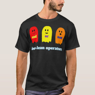 Camiseta Operadores Booleanos Números de Matemática Figuram