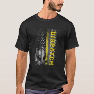 Camiseta Operadores de despacho de emergência 911 Primeiro 