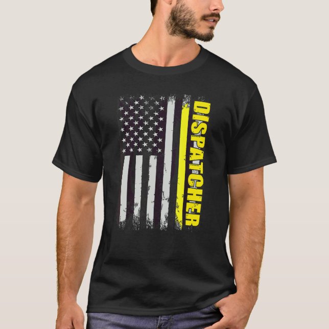 Camiseta Operadores de despacho de emergência Primeiro resp (Frente)