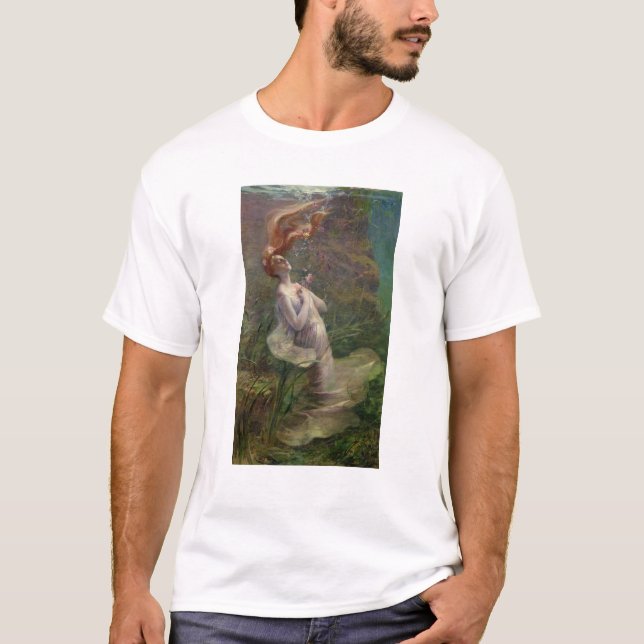 Camiseta Ophelia que afoga-se, 1895 (Frente)