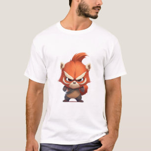 Camiseta Ópice Adorável e Humorável do Panda Vermelho