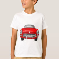 Opinião 1955 dianteira de Chevy Corveta