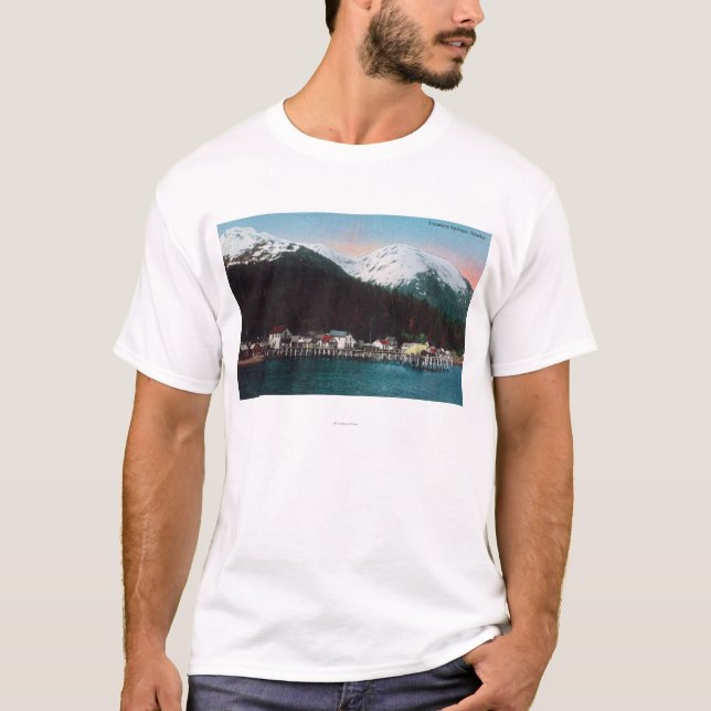 Camiseta Opinião da cidade com primaveras de DocksTenakee, (Frente)