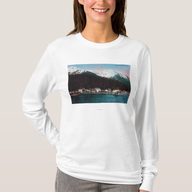 Camiseta Opinião da cidade com primaveras de DocksTenakee, (Frente)