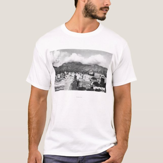 Camiseta Opinião da cidade de Honolulu, Havaí Aloha da (Frente)