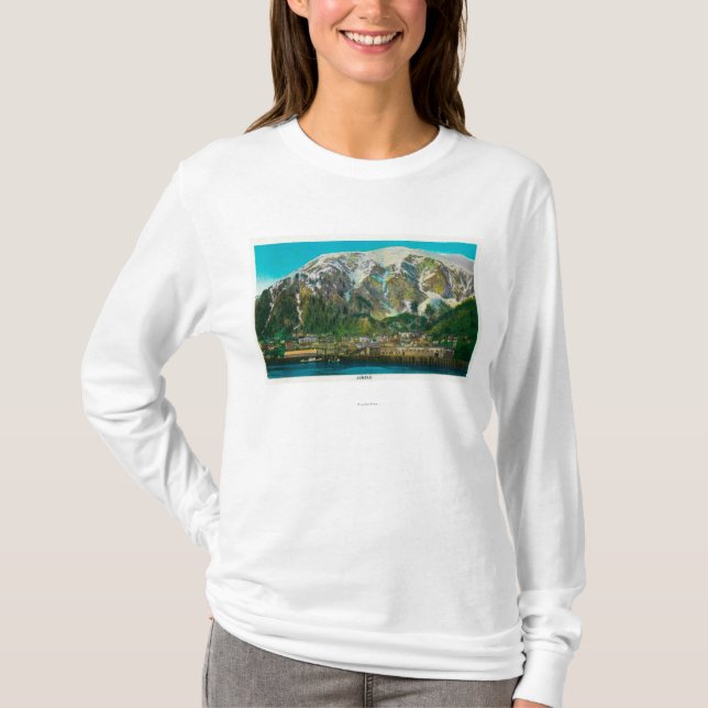 Camiseta Opinião da cidade de Juneau, AlaskaJuneau, AK (Frente)