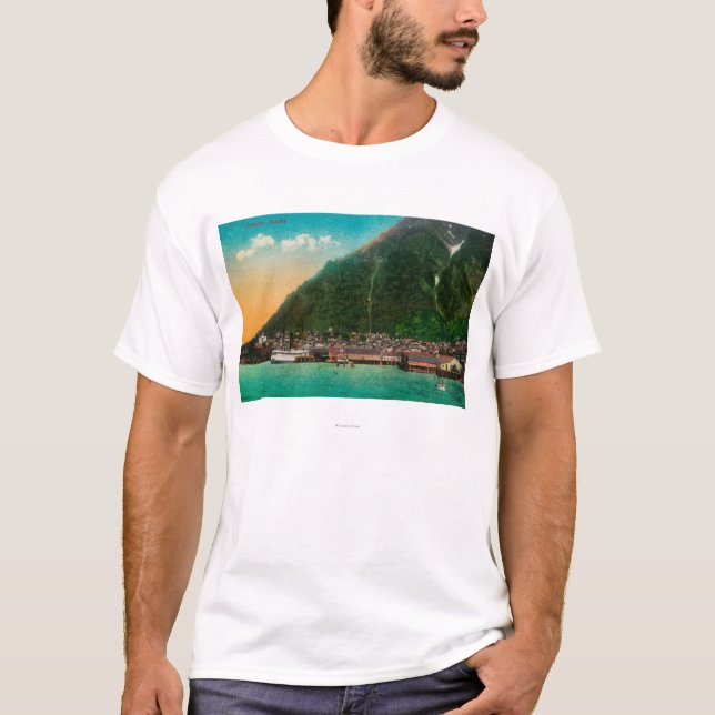 Camiseta Opinião da cidade de Juneau, AlaskaJuneau, AK 2 (Frente)