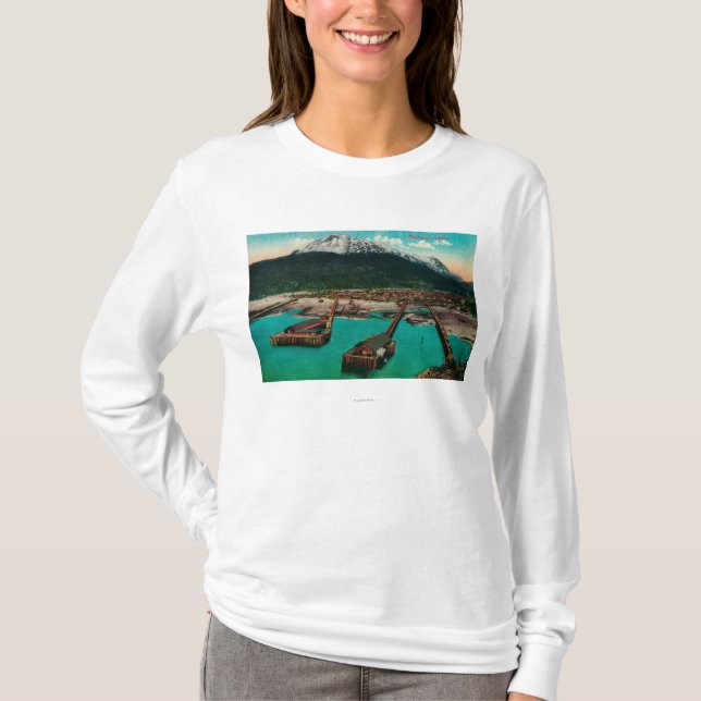 Camiseta Opinião da cidade de Skagway, AlaskaSkagway, AK (Frente)