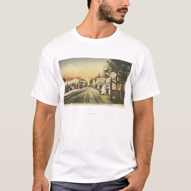 Camiseta Opinião da estrada de ferro da fileira do (Frente)