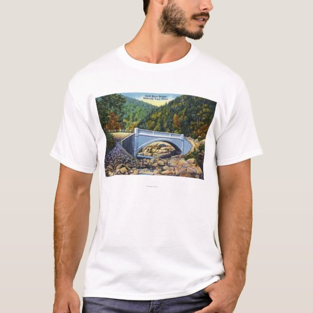 Camiseta Opinião da fuga do Mohawk da ponte fria do rio (Frente)