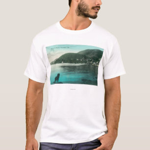Camiseta Opinião da linha costeira de SausalitoSausalito