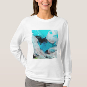 Camiseta Opinião de cor falsa do Polynya (água aberta)