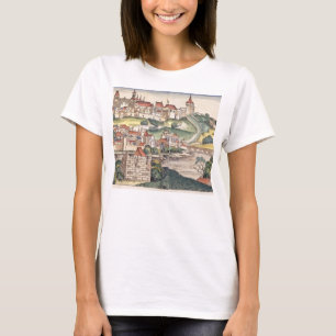Camiseta Opinião de olho de pássaro de Praga do Nuremberg