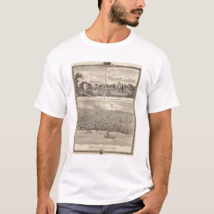 Camiseta Opinião de olho de pássaro de residências da