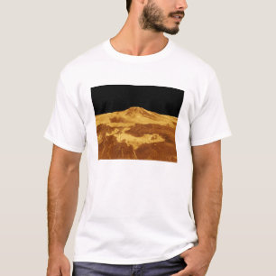 Camiseta opinião de perspectiva 3D de Maat Mons em Venus