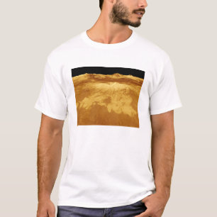 Camiseta opinião de perspectiva 3D de Sapas Mons em Venus