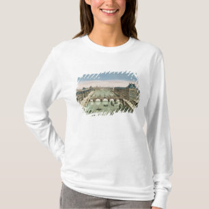 Camiseta Opinião de perspectiva de Paris do Pont real