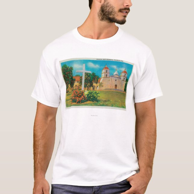 Camiseta Opinião de Santa Barbara da missão (Frente)
