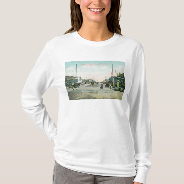 Camiseta Opinião de Van Ness Avenida um ano após o fogo de (Frente)