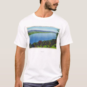 Camiseta Opinião desencapada do monte do lago Canandaigua