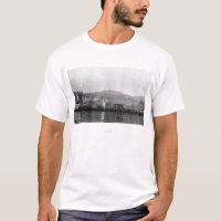 Opinião do beira-rio de Ketchikan, Alaska