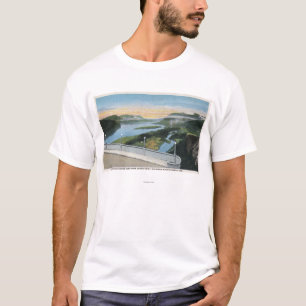 Camiseta Opinião do desfiladeiro do Rio Columbia do ponto