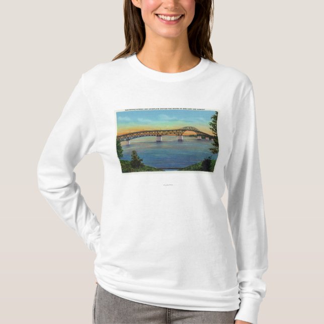 Camiseta Opinião do Fim-acima da ponte nova (Frente)