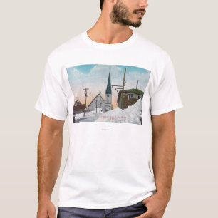 Camiseta Opinião do inverno da avenida de Steadman coberta