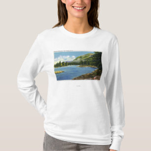 Camiseta Opinião do lago da montanha do elefante