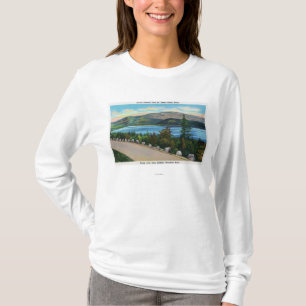 Camiseta Opinião do lago eagle da estrada do Mt do cadilla