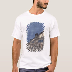 Camiseta Opinião do nighttime da rua de Saruwaka
