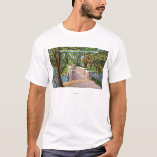Camiseta Opinião do parque de Beardsley da ponte de pedra