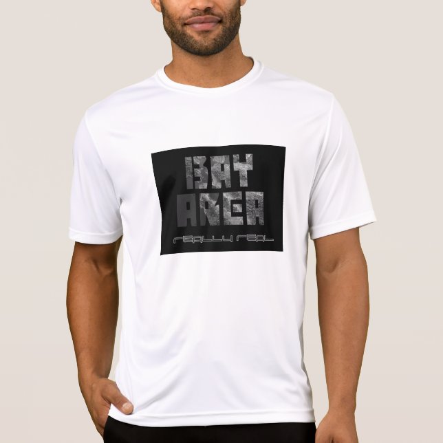 Camiseta Opinião do satélite da área da baía (Frente)