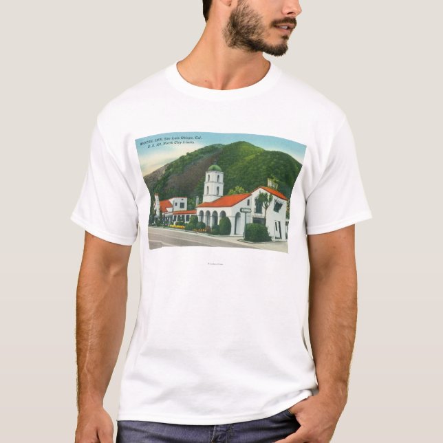 Camiseta Opinião exterior a pensão do motel (Frente)