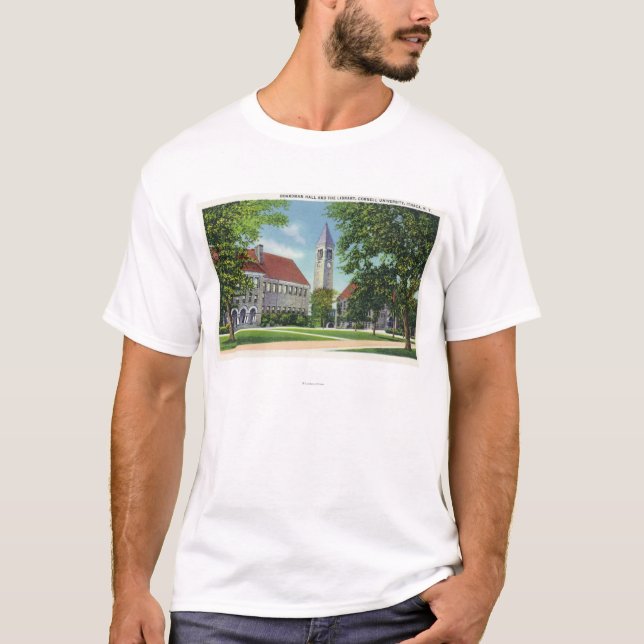 Camiseta Opinião exterior Boardman Salão e a biblioteca (Frente)