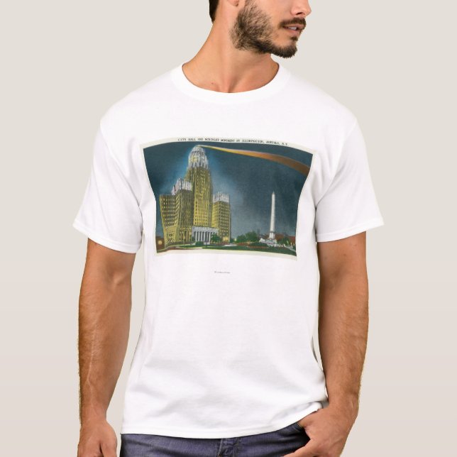 Camiseta Opinião iluminada da câmara municipal (Frente)