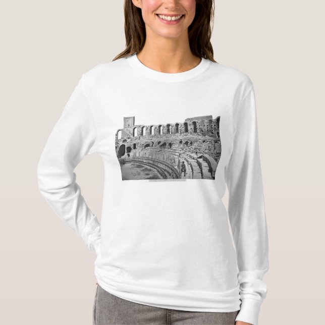 Camiseta Opinião interior o anfiteatro (Frente)