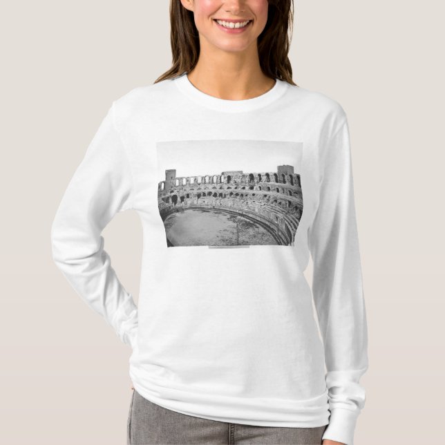 Camiseta Opinião interior o anfiteatro (Frente)